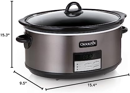 8 Quart Programmable Slow Cooker with Auto Warm - Curated Catalog 68ED