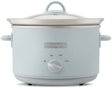 4.5 Quart Manual Slow Cooker – Macaroon Blue - Curated Catalog EASM