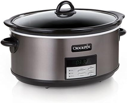 8 Quart Programmable Slow Cooker with Auto Warm - Curated Catalog 68ED