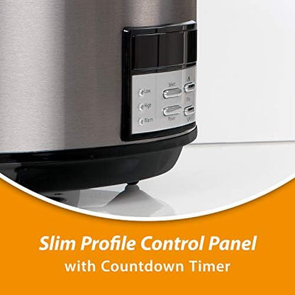8 Quart Programmable Slow Cooker with Auto Warm - Curated Catalog 68ED