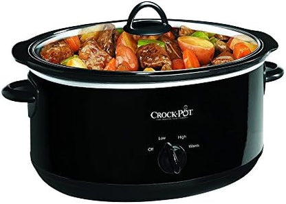 8 Quart Manual Slow Cooker – Black - Curated Catalog YK3Z