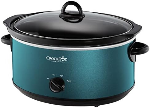 7 Quart Manual Slow Cooker – Turquoise - Curated Catalog L7Z6