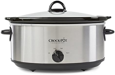 7 Quart Oval Manual Slow Cooker – Stainless Steel - Curated Catalog FCFK