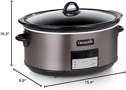 8 Quart Programmable Slow Cooker with Auto Warm - Curated Catalog 68ED