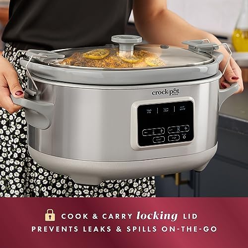 7 Quart Programmable Cook & Carry Slow Cooker - Curated Catalog T3MM