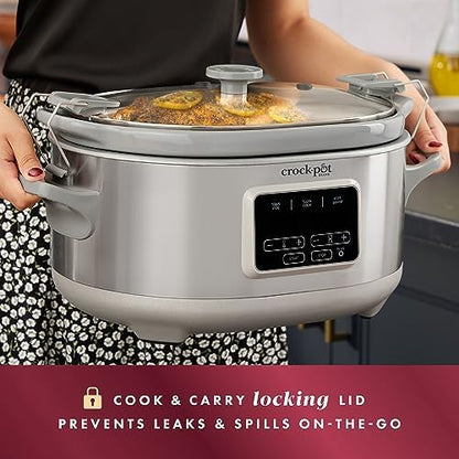 7 Quart Programmable Cook & Carry Slow Cooker - Curated Catalog T3MM