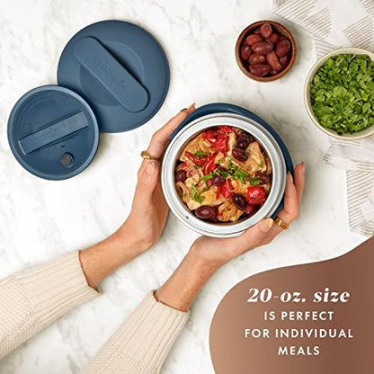 Electric Lunch Box Food Warmer 20oz – Faded Blue - Curated Catalog EPZU