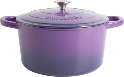 3 Quart Enameled Cast Iron Dutch Oven – Aqua - Curated Catalog 47FR
