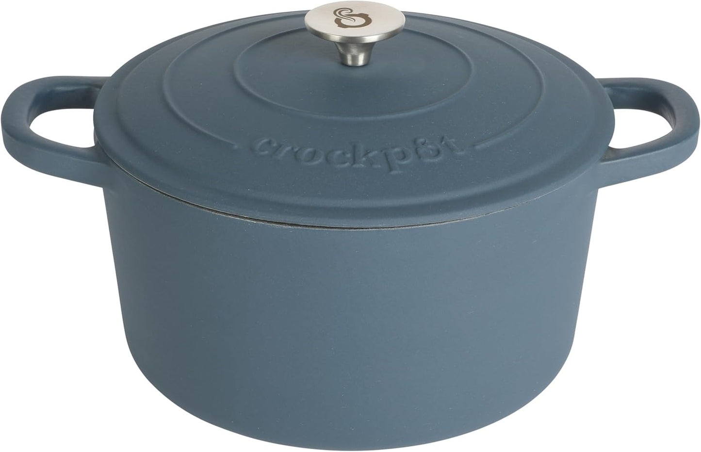 3 Quart Enameled Cast Iron Dutch Oven – Aqua - Curated Catalog 47FR