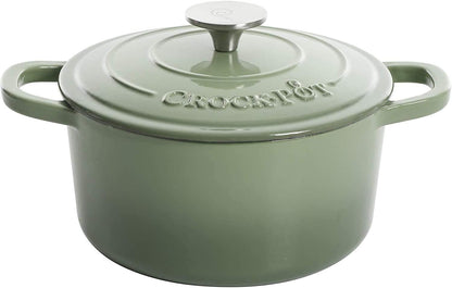 3 Quart Enameled Cast Iron Dutch Oven – Aqua - Curated Catalog 47FR