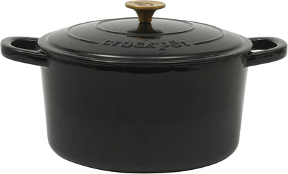3 Quart Enameled Cast Iron Dutch Oven – Aqua - Curated Catalog 47FR