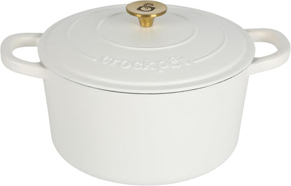 3 Quart Enameled Cast Iron Dutch Oven – Aqua - Curated Catalog 47FR