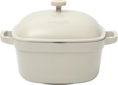 3 Quart Enameled Cast Iron Dutch Oven – Aqua - Curated Catalog 47FR