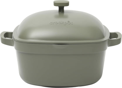 3 Quart Enameled Cast Iron Dutch Oven – Aqua - Curated Catalog 47FR